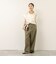 【MAQWEL/マクウェル】襟フリルシアーブラウス