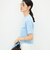 《抗ピンリング/アンサンブル対応/手洗い可能》ウール100ハイネック5分袖プルオーバー