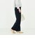《セットアップ対応》ウォッシャブルシャーク愛されセミワイドパンツ