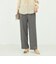 《セットアップ対応》ウォッシャブルシャーク愛されセミワイドパンツ