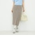 【BECシリーズ】《セットアップ対応》ウォッシャブルライトダンボールジョーゼット2WAYタイトスカート