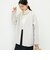 《防シワ/ストレッチ》ウォッシャブルストレッチジャージハオリ