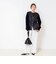 【WEB限定】【TAION/タイオン】ニットコンビダウンジャケット