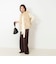 【 SHOP PRESS二見別注カラー】レイヤードピース付きVネックプルオーバー