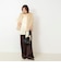 【 SHOP PRESS二見別注カラー】レイヤードピース付きVネックプルオーバー