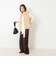 【 SHOP PRESS二見別注カラー】レイヤードピース付きVネックプルオーバー