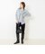 【 SHOP PRESS二見別注カラー】レイヤードピース付きVネックプルオーバー