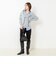 【 SHOP PRESS二見別注カラー】レイヤードピース付きVネックプルオーバー