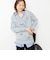 【 SHOP PRESS二見別注カラー】レイヤードピース付きVネックプルオーバー