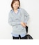 【 SHOP PRESS二見別注カラー】レイヤードピース付きVネックプルオーバー