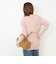 【 SHOP PRESS二見別注カラー】レイヤードピース付きVネックプルオーバー
