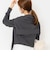 【 SHOP PRESS二見別注カラー】レイヤードピース付きVネックプルオーバー