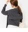 【 SHOP PRESS二見別注カラー】レイヤードピース付きVネックプルオーバー