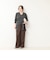 【 SHOP PRESS二見別注カラー】レイヤードピース付きVネックプルオーバー