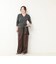 【 SHOP PRESS二見別注カラー】レイヤードピース付きVネックプルオーバー