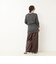 【 SHOP PRESS二見別注カラー】レイヤードピース付きVネックプルオーバー