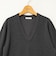 【 SHOP PRESS二見別注カラー】レイヤードピース付きVネックプルオーバー
