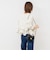 【WEB限定】ウォッシャブル2WAYチェックペプラムフリルブラウス