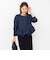 【WEB限定】ウォッシャブル2WAYチェックペプラムフリルブラウス