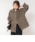 【WEB限定】ウォッシャブルレオパードジャケット