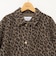 【WEB限定】ウォッシャブルレオパードジャケット
