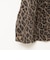 【WEB限定】ウォッシャブルレオパードジャケット