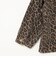 【WEB限定】ウォッシャブルレオパードジャケット