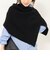 【WEB＆一部店舗限定カラー】《手洗い可能》マルチWAYニットポンチョ