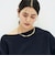 【BECシリーズ】カシミヤ混紡毛ショート丈プルオーバー