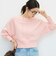 【BECシリーズ】カシミヤ混紡毛ショート丈プルオーバー