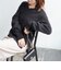 《手洗い可能》ヘアリーVネックプルオーバー