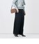 【一部WEB限定サイズ】《抗ピル/防シワ》ウォッシャブルポリウール梳毛タックワイドパンツ