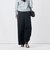 【一部WEB限定サイズ】《抗ピル/防シワ》ウォッシャブルポリウール梳毛タックワイドパンツ
