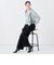 【一部WEB限定サイズ】《抗ピル/防シワ》ウォッシャブルポリウール梳毛タックワイドパンツ