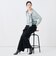 【一部WEB限定サイズ】《抗ピル/防シワ》ウォッシャブルポリウール梳毛タックワイドパンツ