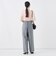 【一部WEB限定サイズ】《抗ピル/防シワ》ウォッシャブルポリウール梳毛タックワイドパンツ