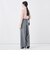 【一部WEB限定サイズ】《抗ピル/防シワ》ウォッシャブルポリウール梳毛タックワイドパンツ