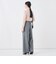 【一部WEB限定サイズ】《抗ピル/防シワ》ウォッシャブルポリウール梳毛タックワイドパンツ