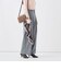 【一部WEB限定サイズ】《抗ピル/防シワ》ウォッシャブルポリウール梳毛タックワイドパンツ