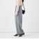【一部WEB限定サイズ】《抗ピル/防シワ》ウォッシャブルポリウール梳毛タックワイドパンツ