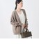 ヘアリー長めVネックカーディガン