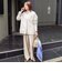 《手洗い可能》ヘアリー長めVネックカーディガン