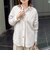 《手洗い可能》ヘアリー長めVネックカーディガン