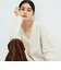 《手洗い可能》ヘアリー長めVネックカーディガン