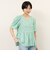 【WEB＆一部店舗限定】ラティスジャガードペプラムブラウス