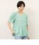 【WEB＆一部店舗限定】ラティスジャガードペプラムブラウス