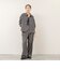 【MAQWEL/マクウェル】《セットアップ対応》スタンドカラーチェックシャツ