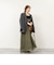 【MARILYN MOON/マリリーンムーン】sheer starched cotton 2way camiskirt