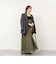 【MARILYN MOON/マリリーンムーン】sheer starched cotton 2way camiskirt