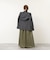 【MARILYN MOON/マリリーンムーン】sheer starched cotton 2way camiskirt